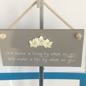 Home Decor Wood Plaque